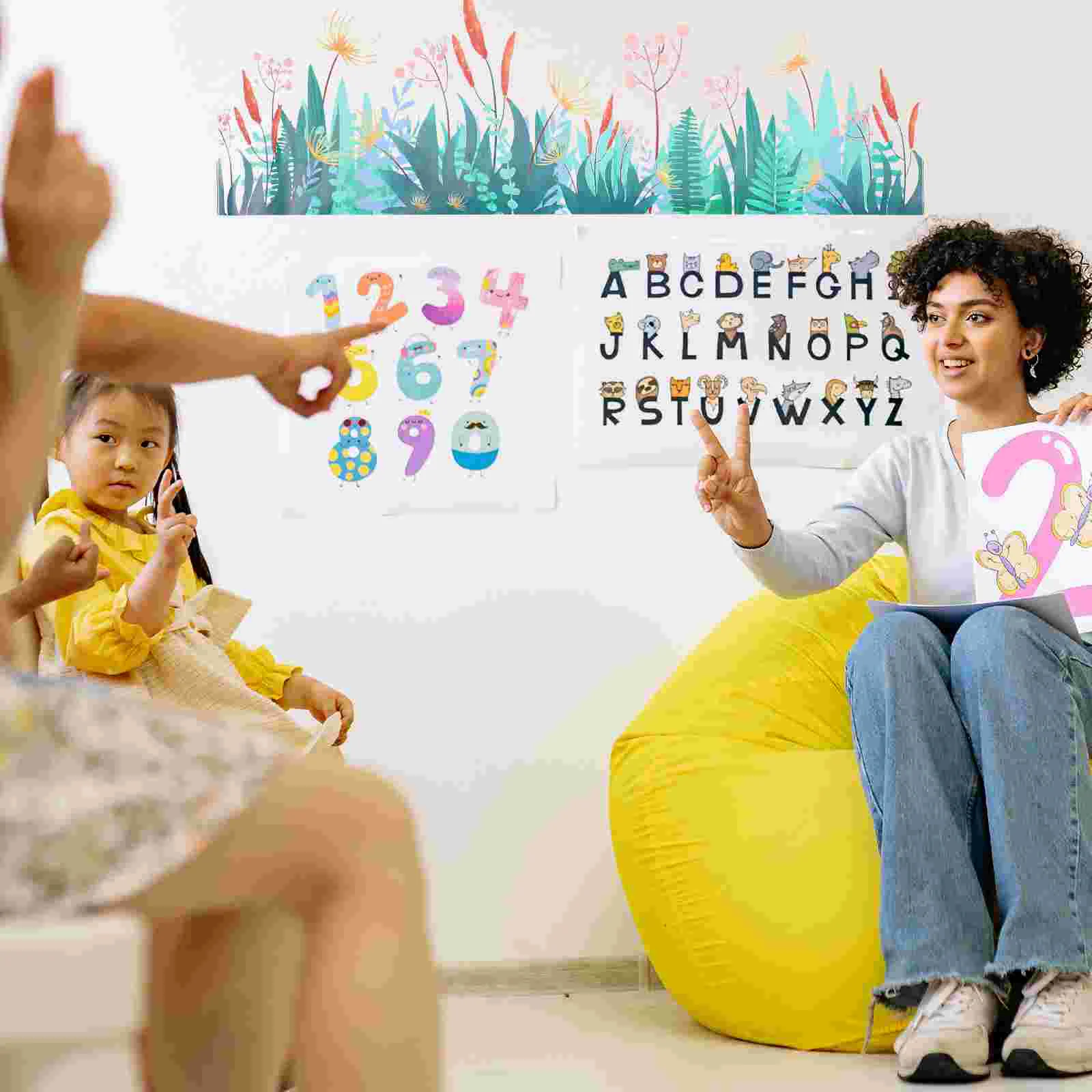 

1 лист плинтуса, наклейка, зеленая трава, граница, наклейка, украшение на стену