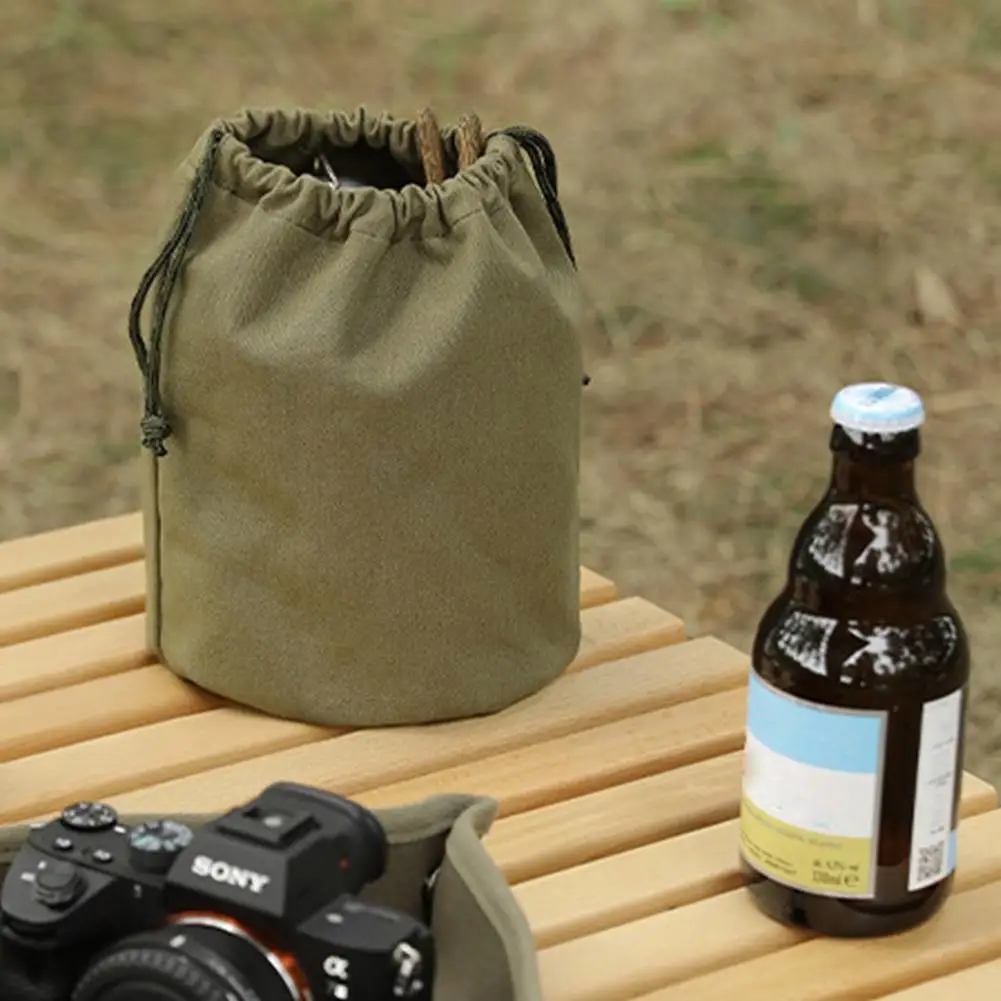 

Tactical Camping Hunting Storage Drawstring Bag Large Bag Canvas Accessories Drawstring Item Sundries Small Storage Capacit X8i8