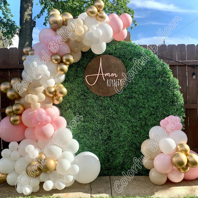 

218pcs Macaron Color Birthday Latex Balloon Party Garland Wedding Backdrop Events Celebration Arch Baby Shower Anniversary Decor