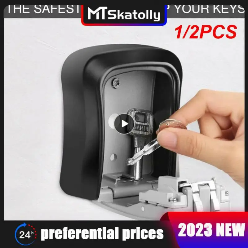 

1/2 шт., коробка-органайзер для хранения ключей