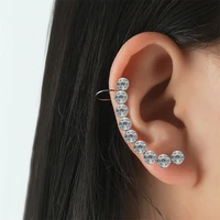 minimalist ear bone long ear cuff clip earrings for women girl wrap stud wedding party jewelry boucle oreille femme e9562s01