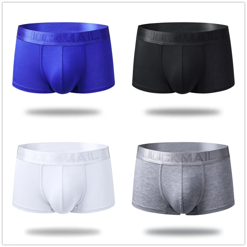 Нижнее белье JOCKMAIL мужское из модала модные пикантные бесшовные боксёры брифы