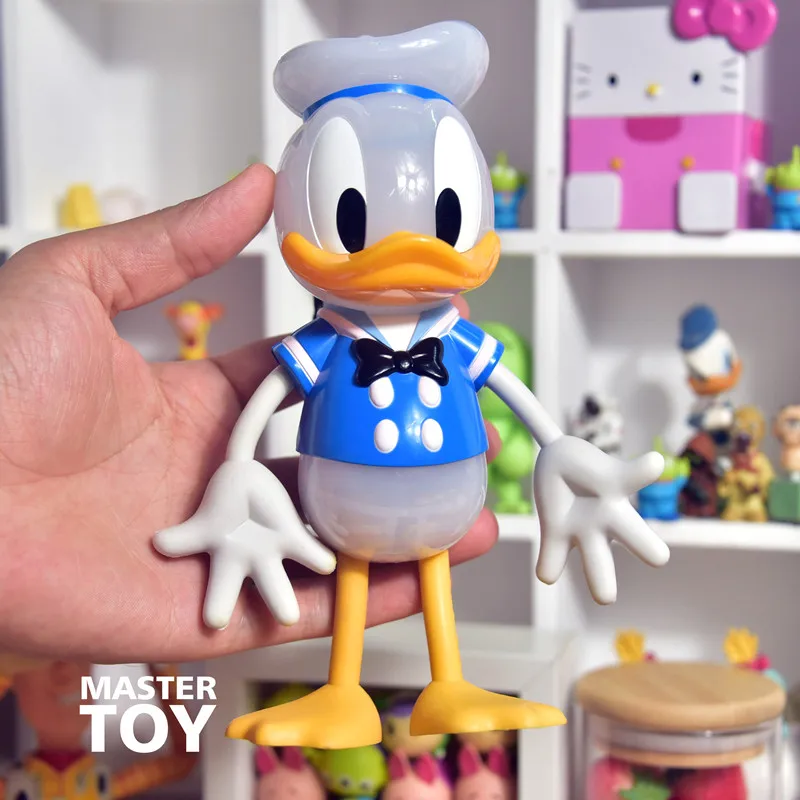 

1 шт. 19 см Дональд Дак мультяшная кукла модель игрушка коробка для хранения конфет