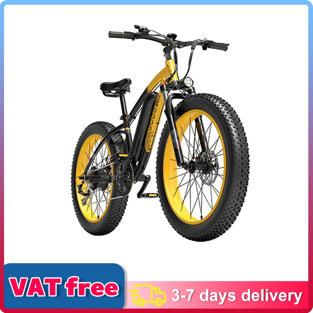 

Electric bike 48v 1000W 4.0 Fat Tire 7-speed shift Ebike 26 inch Snow Bike 13Ah Adult Mountain bike 45km/h Electric Bicycle