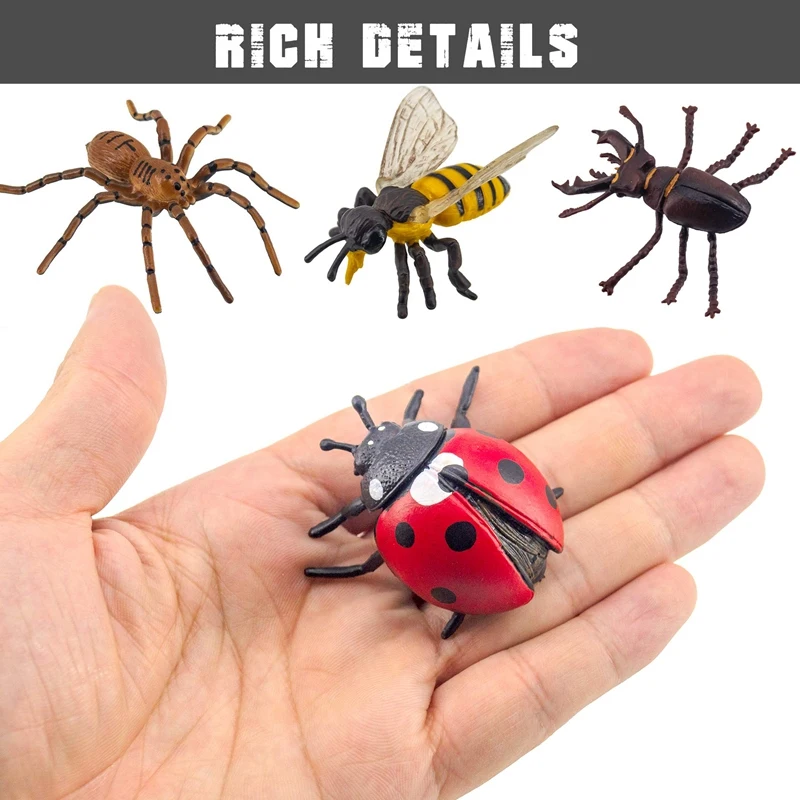Фигурки пчелы божьей коровки паука 16 шт. |