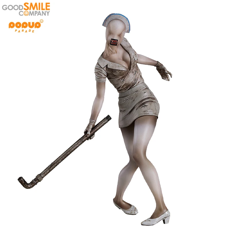 

Original Genuine Stock GSC Good Smile POP UP PARADE Nurse Silent Hill 2 Bubble Head PVC Action Game Role Model Toys Gift 17CM