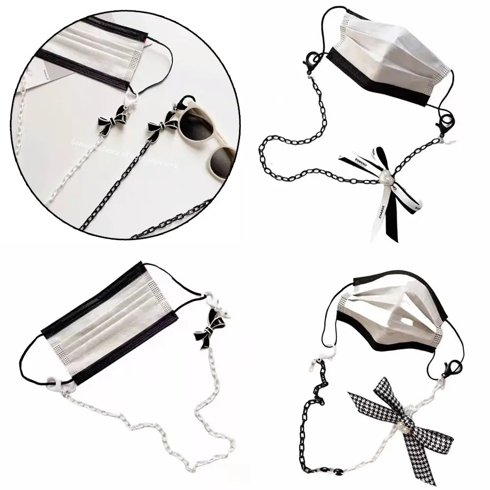 

Fashion Decoration Earphone Chain Anti-lost Acrylic Mask Lanyard Holder Cord Glasses Chain Neck Strap