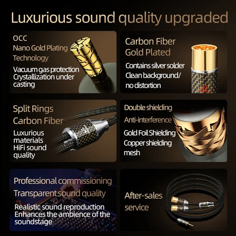 ATAUDIO кабель HiFi 3.5 мм до 2XLR