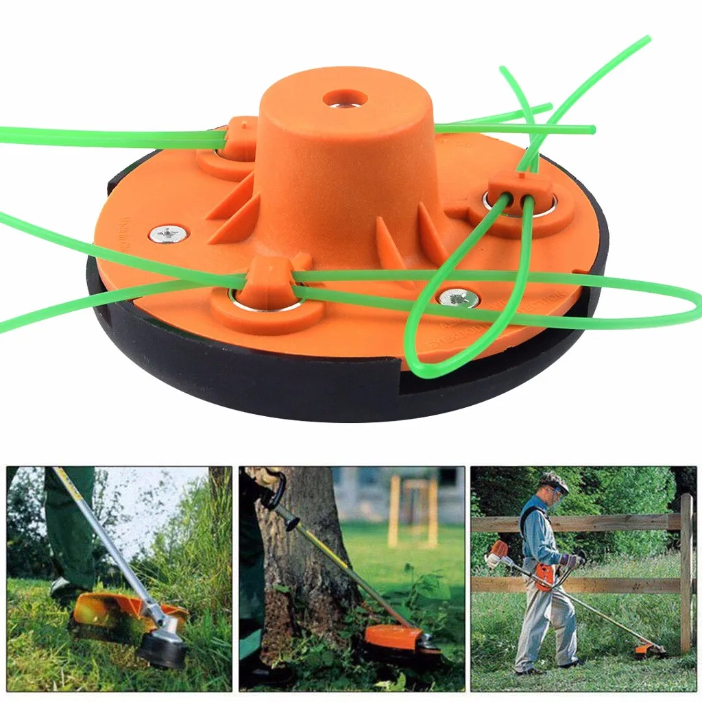 

Trimmer Head Universal 3 Line Bump Speed Feed Pro Weed String Trimmer Head For Mower Lawn Mower Weeding Machine Cutting