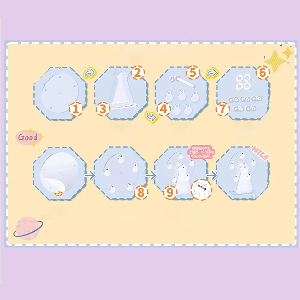 KPOP (G)I-DLE TNT BINI акриловая подставка модная вращающаяся колесо обозрения 15 см