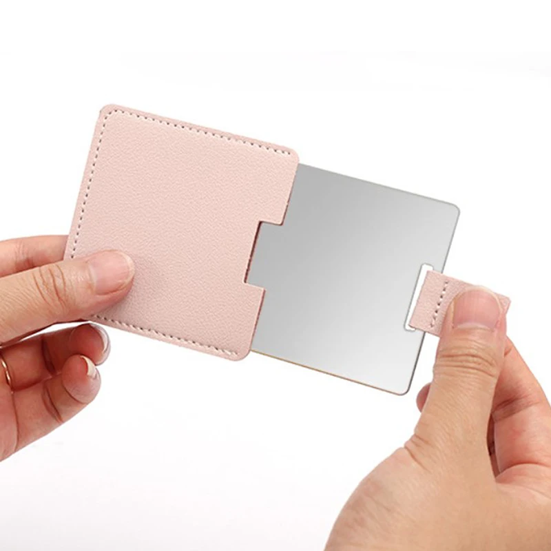 

6 Colors Make Up Pocket Rectangle Foldable Compact Makeup Folding Mirrors Ultra-thin Makeup Mirror Vanity Mirror Cosmetic