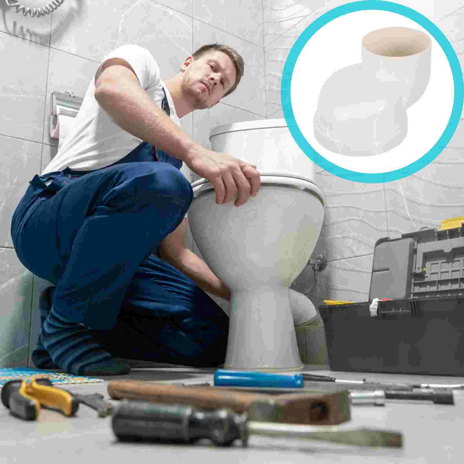 

Toilet Shifter Bathroom Drain Flange Pipe Closestool Offset Drainer Closet Row Groundsystem Drainage Pipfloor Water Abs Supplies