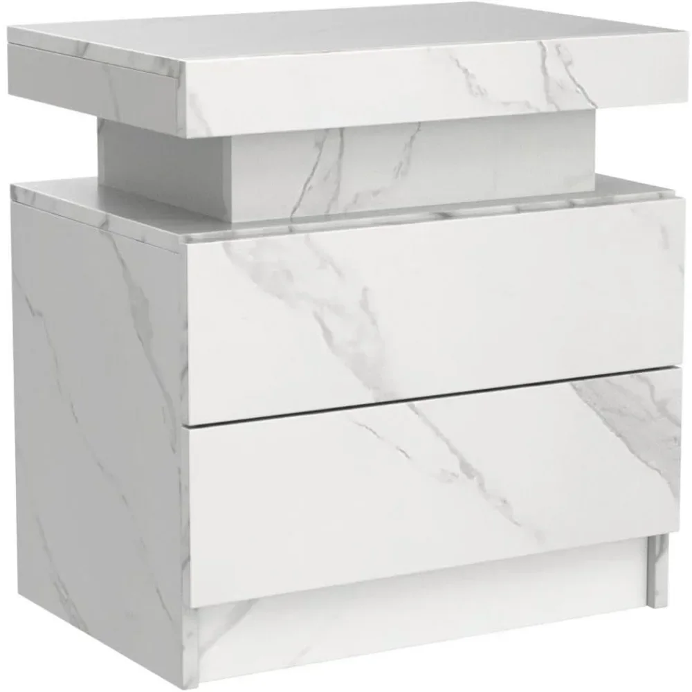 Набор из 2 тумбочек с двумя ящиками. Прикроватная тумбочка ящиками для спальни.