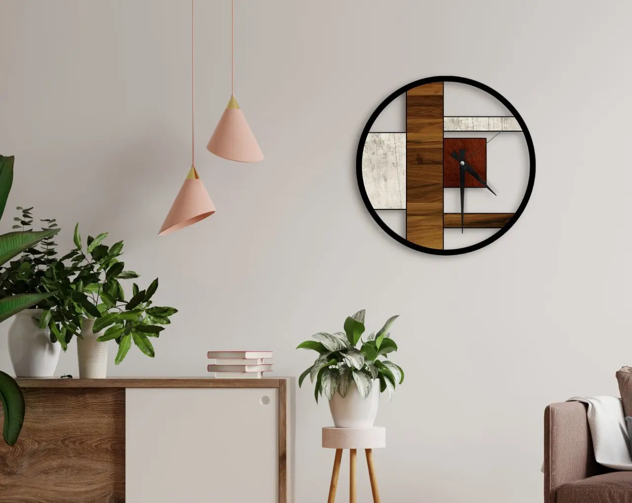

BK Gift Decorative 45cm Wooden Wall Saati-130