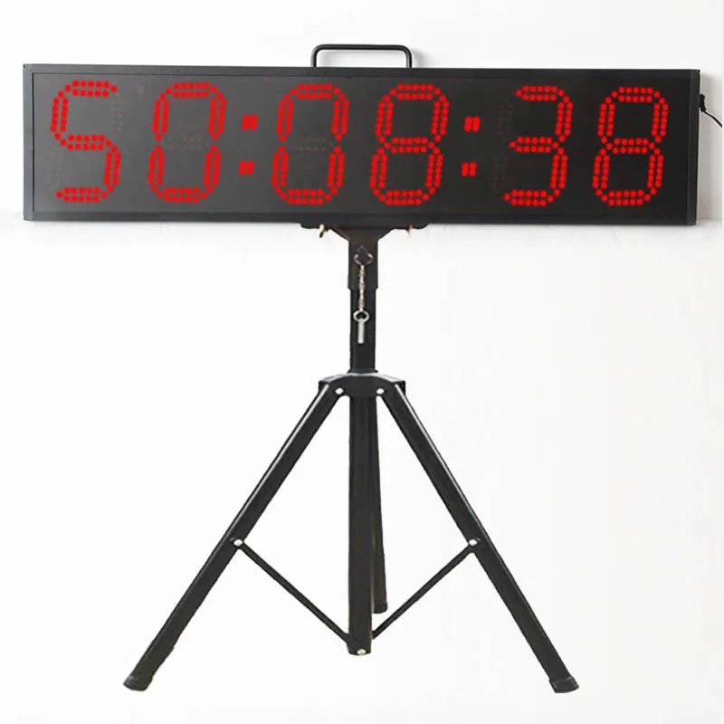 

CP0213 Electronic Race Timer Single Sided LED Digital Timing Stopwatch Countdown Timer Sport with Stand