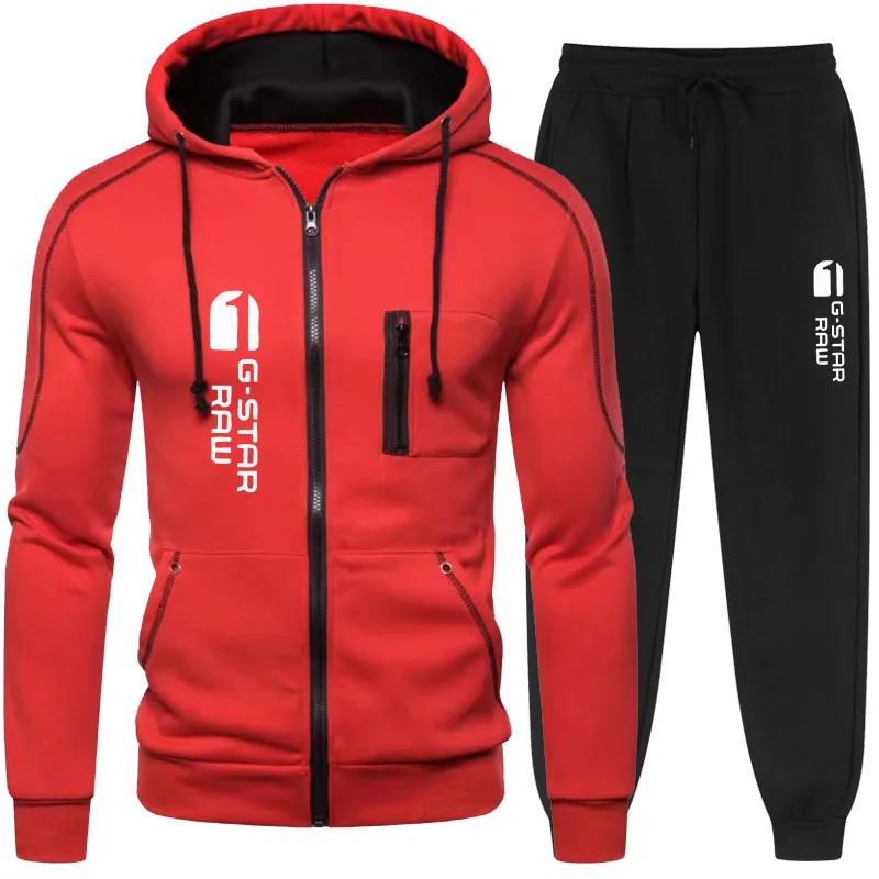 

Горячая Распродажа брендовые термальные осенне-зимние мужские комплекты на молнии толстовки спортивные костюмы повседневные толстовки сп...