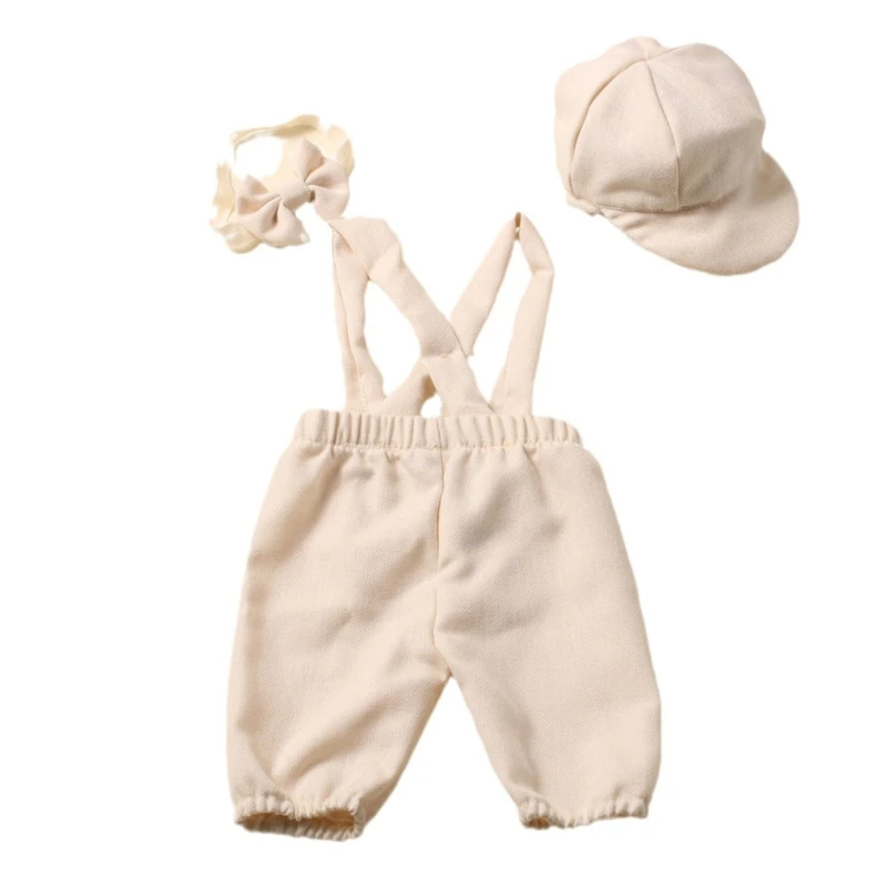 

Newborn Baby Girl/Boy Costume Photo Photography Prop Hats Outfits Romper Hat Bow