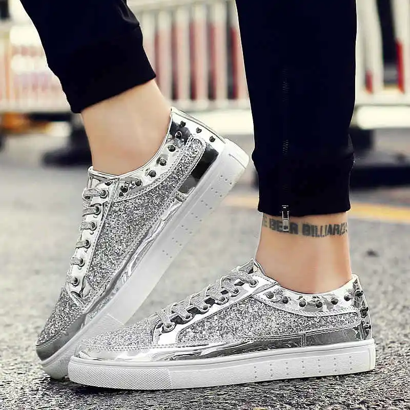 

Snekars Sneakers Women Sneakers Party Ladies Sport Shoes Woman Shiny Running Shoes High Top Sneakers Woman Sports Deals Tennis