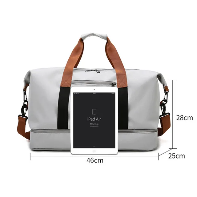 Travel Bags For Women Large Capacity Sports Shoulder High Quality Handbags Waterproof Weekend Female Messenger Tote Dry And Wet 5