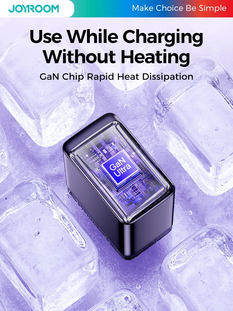 Joyroom 67W GaN USB Charge EU/US/UK Plug Quick Charger For iPhone 14 13 Pro Macbook Type C Fast Charge 3.0 Mobile Portable 2023