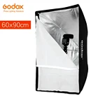 Прямоугольный зонтик Godox 60 см x 90 см, 24 дюйма x 35,4 дюйма, отражатель для фотовспышки строб студия