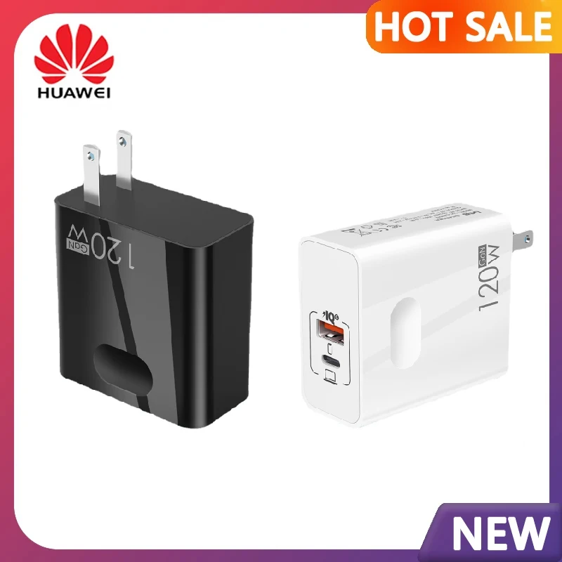 

Зарядное устройство Huawei 120 Вт GaN USB PD, адаптер питания для быстрой зарядки USB C, быстрая зарядка Type C, быстрая зарядка для iPhone, Xiaomi, Samsung