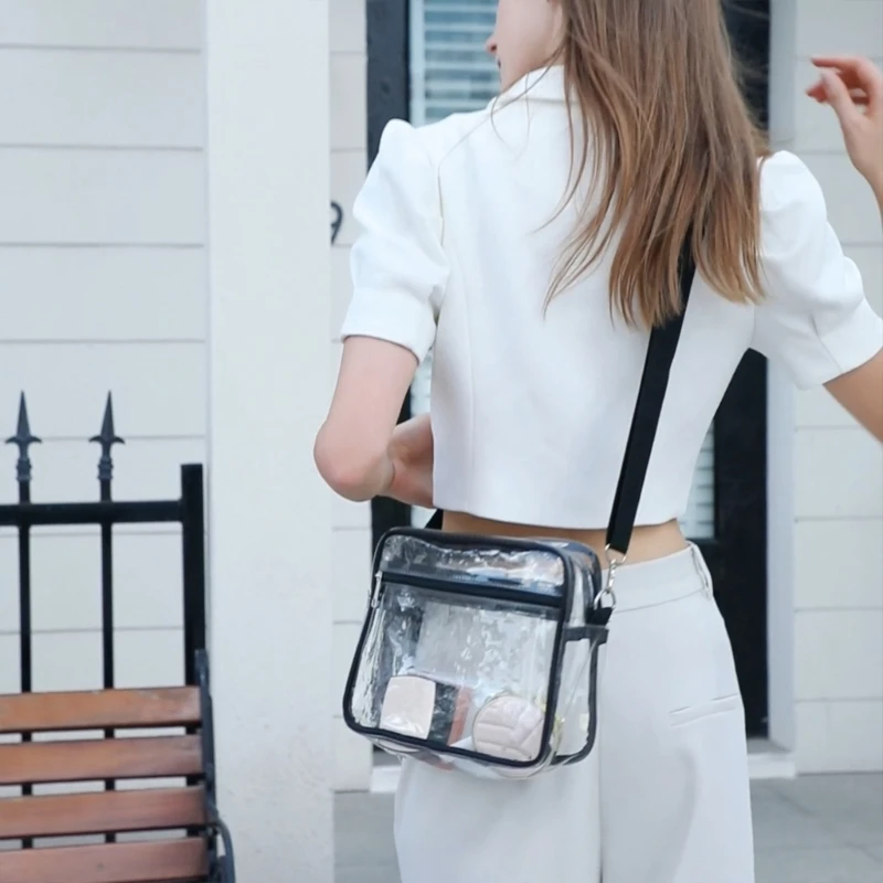 Универсальная сумка через плечо прозрачная водонепроницаемая на для женщин и