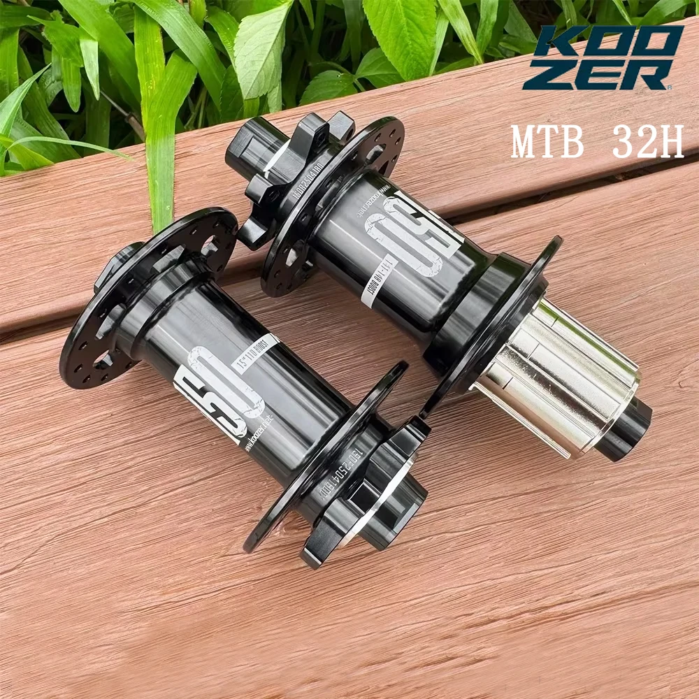 Фото Стальная велосипедная втулка Koozer 150 Cr-Mo: 32 отверстия, HG 8–12 скоростей, QR Boost Freehub — прочная для MTB и электронных велосипедов, детали велосипеда №1