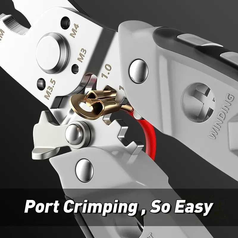 Многофункциональные плоскогубцы для зачистки проводов 16 в 1 электрик клеммы