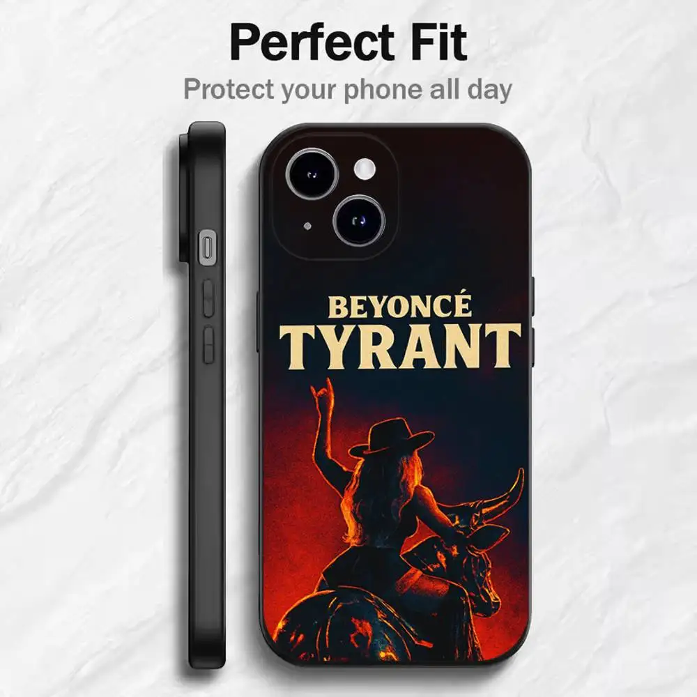 Фото Чехол для iPhone C-Carter Cowboy B-BEYONCE для 17, 16, 15, 14, 13, 12, 11, Mini XS XR X 6S 6 Pro Max Plus, черный мягкий чехол №4