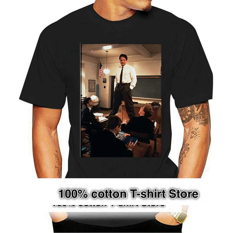 

Arrival Men's Summer Style Fashion T shirt Dead Poets Society Casual Men Women Cartoon Short O neck Broadcloth