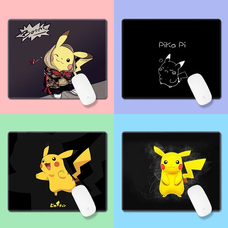 

Коврик для мыши Pikachu, милый Противоскользящий и грязеотталкивающий игровой коврик для офиса, ноутбука, для домашнего обучения