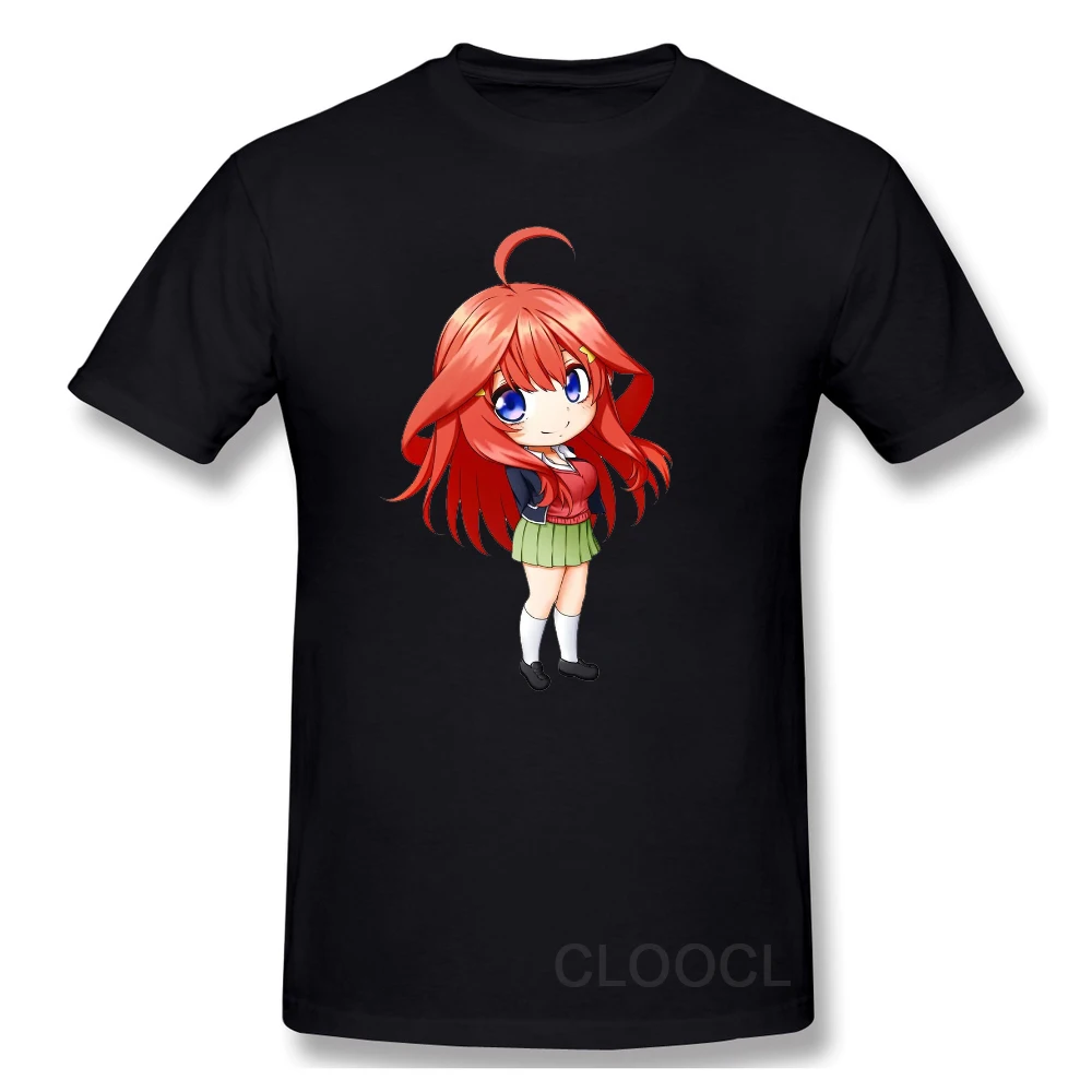 

CLOOCL Funny 100% Cotton T-Shirt The Quintessential Quintuplets Cute Girl Pattern Harajuku T-shirt Short Sleeve Drop Shipping