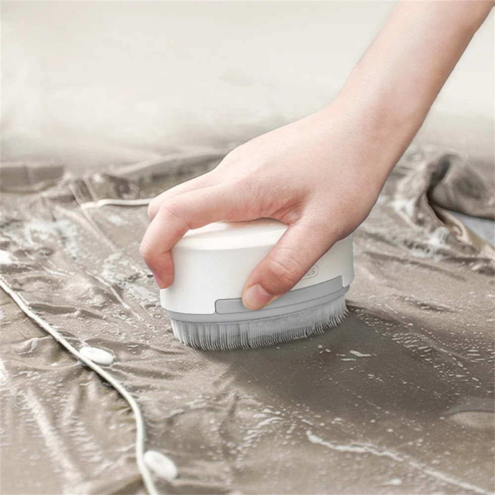 

Multi-functional Liquid Cleaning Brush Replaceable Cleaning Brush Household Bristles Laundry Brush Portable Soft Hair