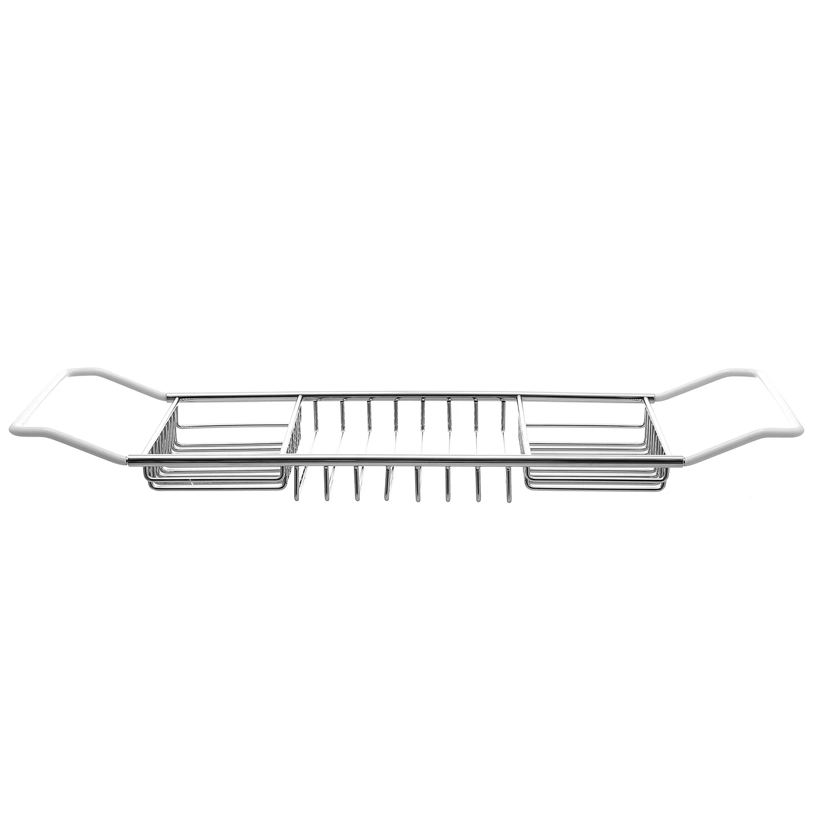 

Bathtub Shelf Storage Organizer Stainless Steel Rack Bathroom Holder Home Tray Basket