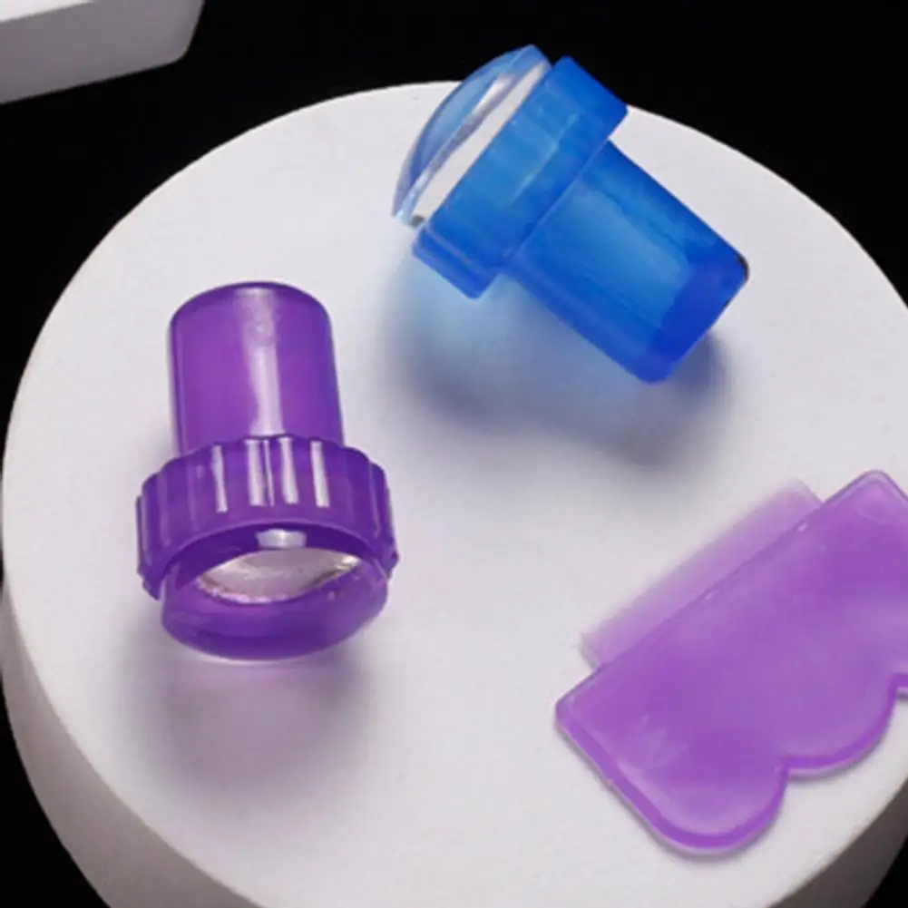 

1Set Functional Multicolor Deformation-free Silicone Nail Art Seal for Female Nail Art Stamper Nail Tool Stamp