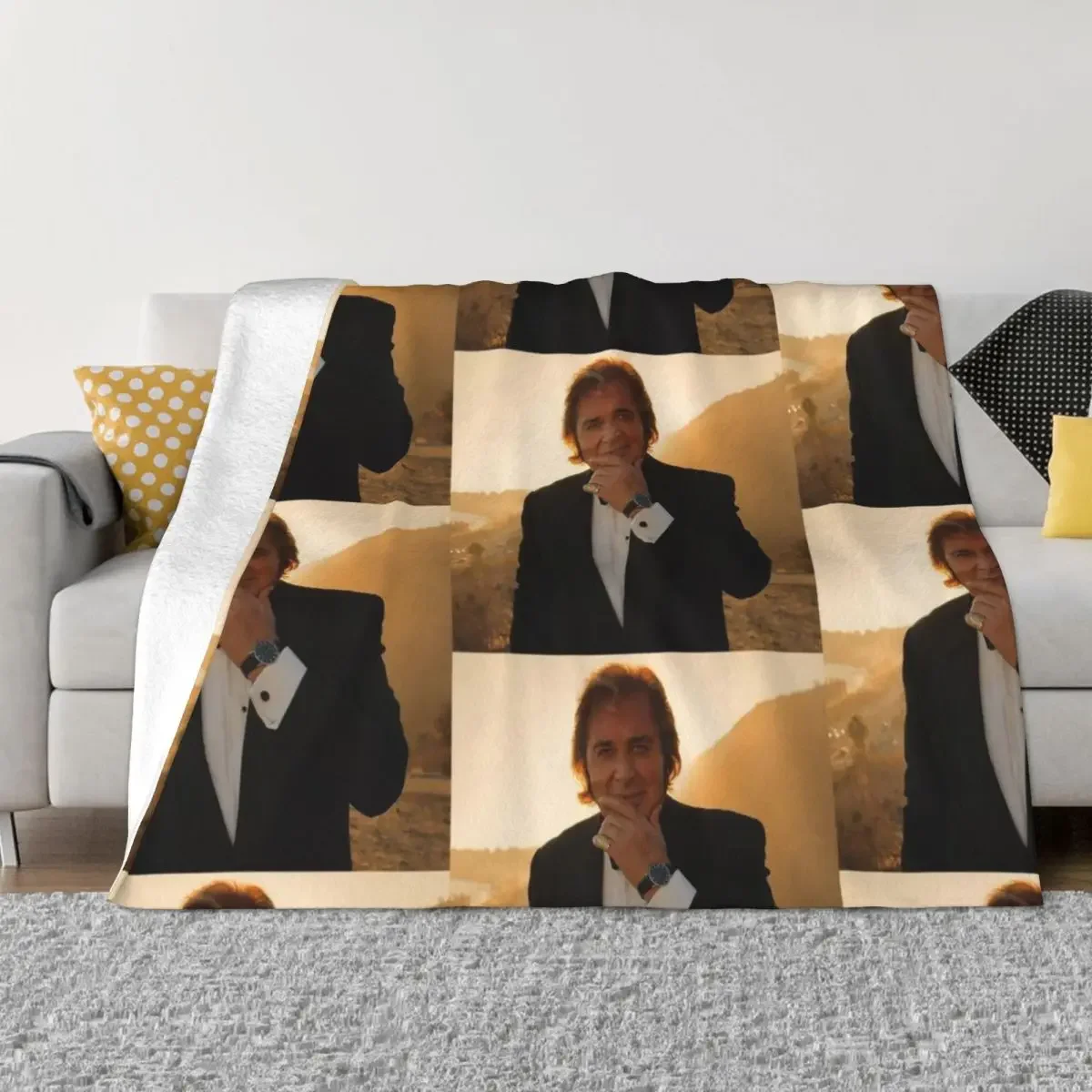 Мягкое Клетчатое одеяло для путешествий с эмблемой to Humperdinck zoni