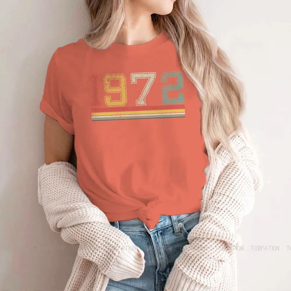 

1972 2022 50 Years Old Original TShirts Retro Born Vintage Year 50th Birthday Gift Print Girl T Shirt New Trend Clothing 5XL