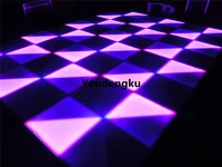 20 pieces ip65 led lighting removable led dancing floor cheap light 10010010cm led rgb color dance floor light club t show dj