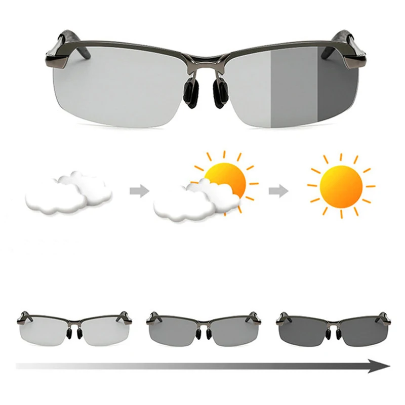 

Color-Changing Polarized Sunglasses Men 'S Night Vision Sunglasses Outdoor Riding Glasses Day and Night Driving Sunglasses