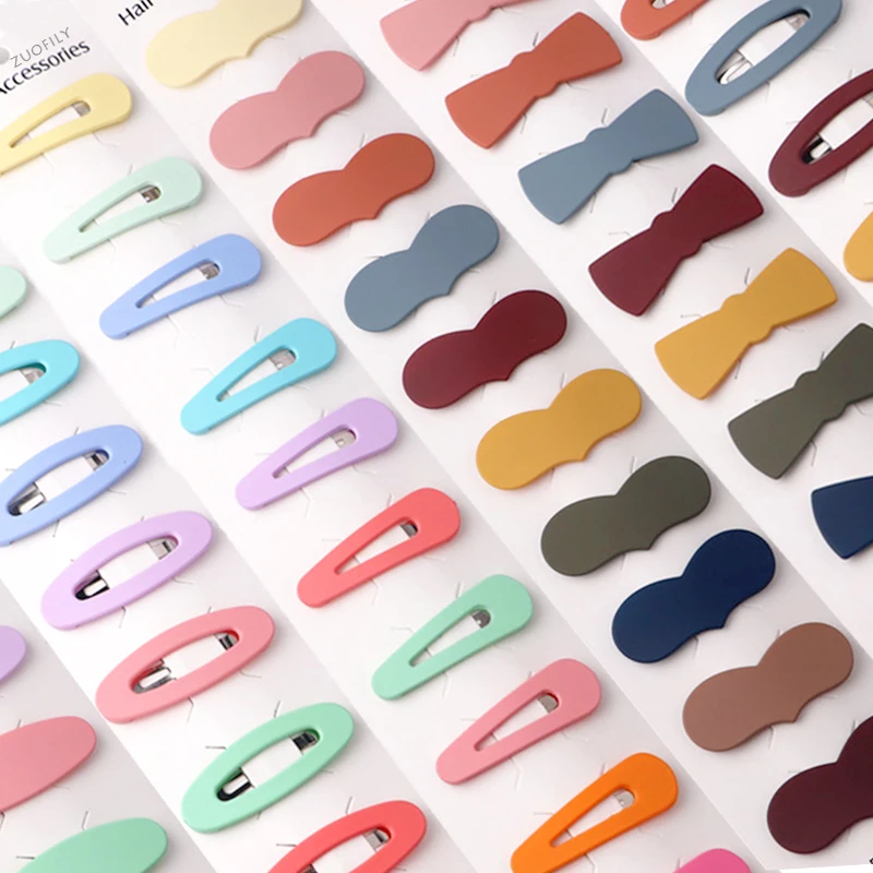 10 шт./набор детские заколки для волос в форме сердца