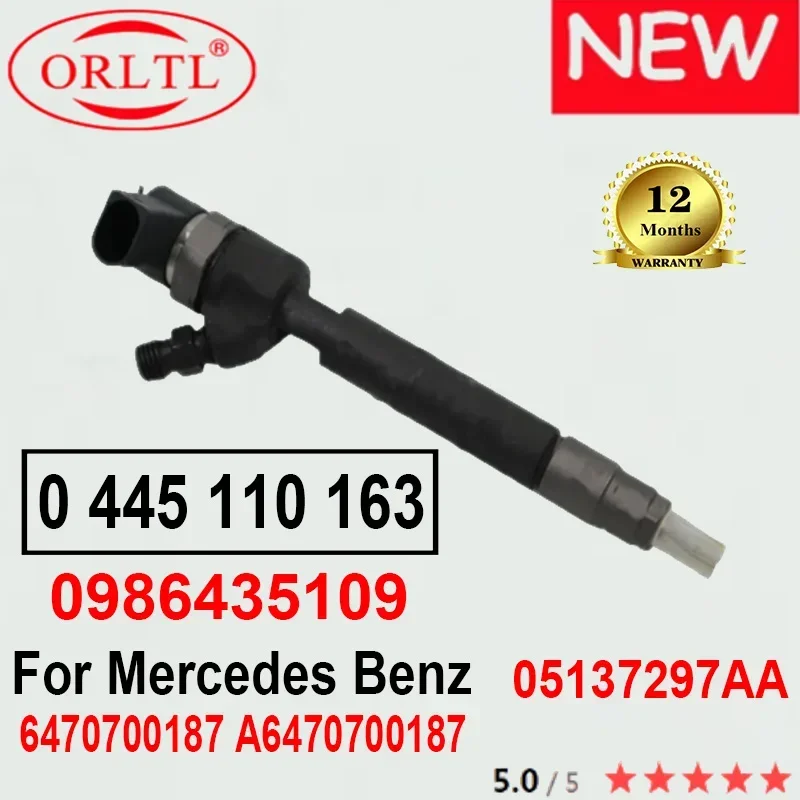 НОВЫЙ дизельный инжектор 0445110163 6470700187 A Форсунка 0 445 110 163 0986435109 05137297 АА Для Mercedes Benz