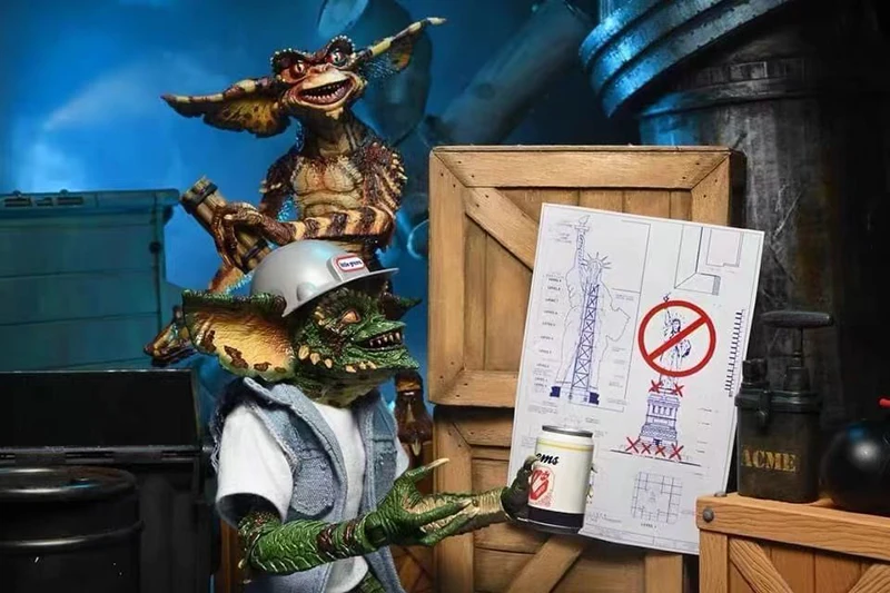 Фигурка NECA Elf Gremlins фигурка маленького монстра потрясающая проводите Счастливое