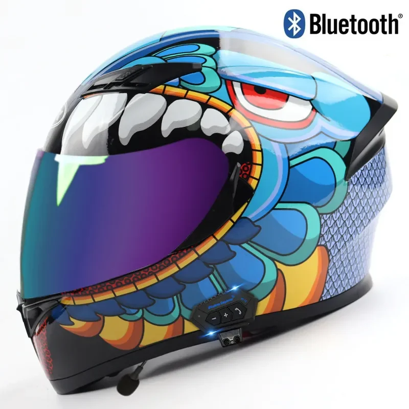 Мотоциклетный Bluetooth-шлем с длительным сроком службы аккумулятора