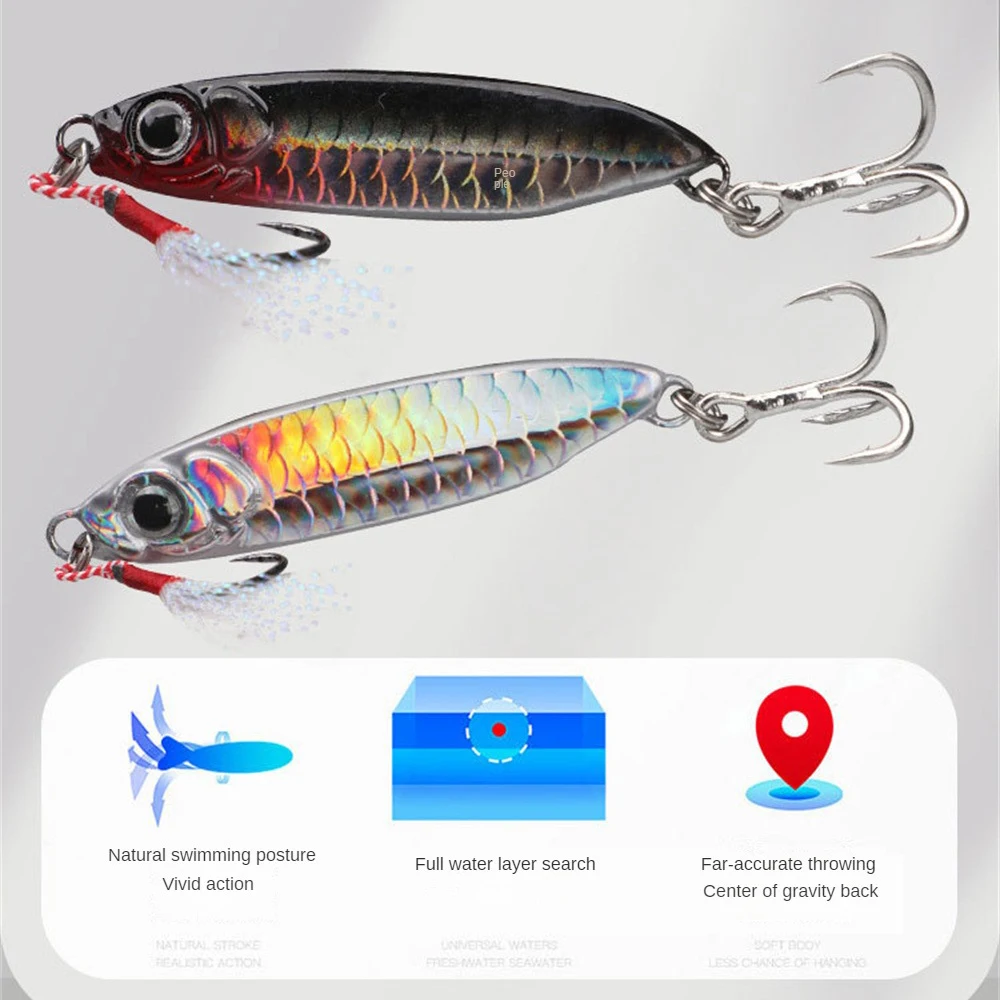 

Iron Plate Lure Artificial Metal Cast Iron Simulation Fish Bait Tackle Lure Fish Perch