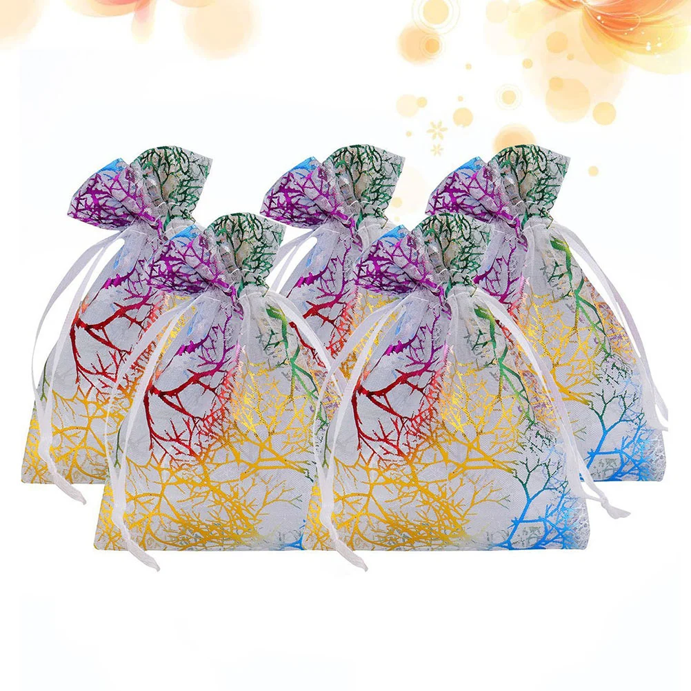 

20pcs Organza Drawstring Pouches Candy Bags for Christmas Birthday Bridal