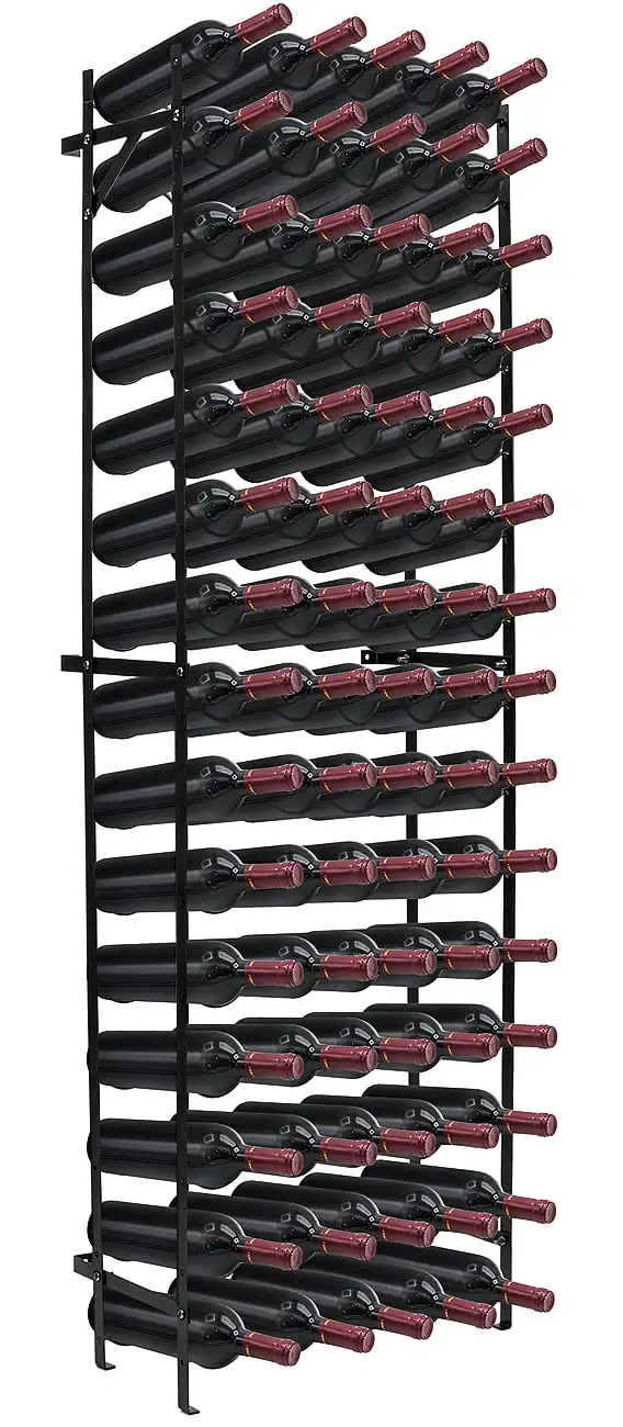 

Freestanding Wine Rack - 75 Bottles Capacity, Black