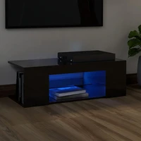 tv cabinet with lights led tv furniture 90x39x30 cm