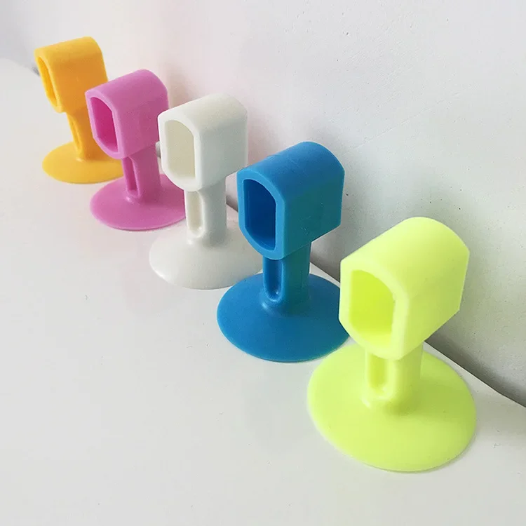 

5 шт./лот силиконовая дверная ручка на присоске для защиты от столкновений