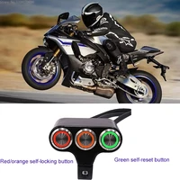 motorcycle electric car modified button handlebar control spotlight horn dimming farnear light aluminum alloy switch moto parts
